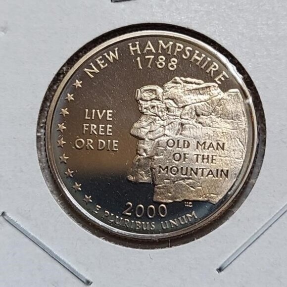 Lot of 5 S Mint Proof State Quarters... 1999-2000... MS... In Protective Holders - Picture 7 of 10